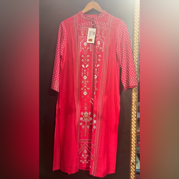 W kurti pink colour - Picture 3 of 11